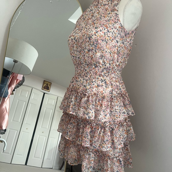 Floral Ruffle Dress - Picture 2 of 9